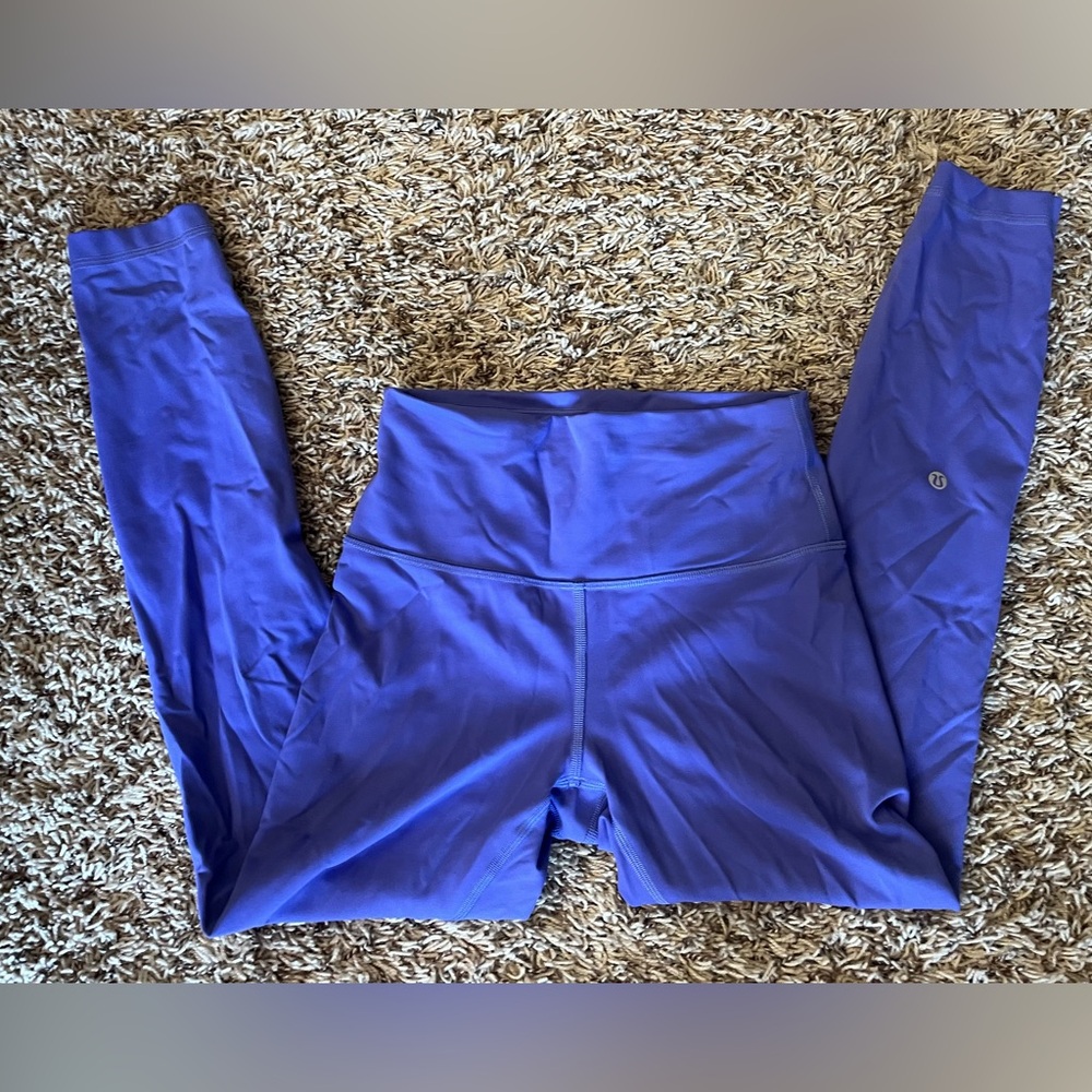 Lululemon Wunder Train High Rise Tight 25” - Charged Indigo Size 6